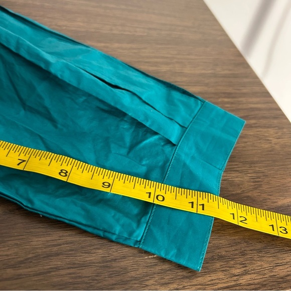 Dior Teal Satin Blouse - Picture 11 of 12